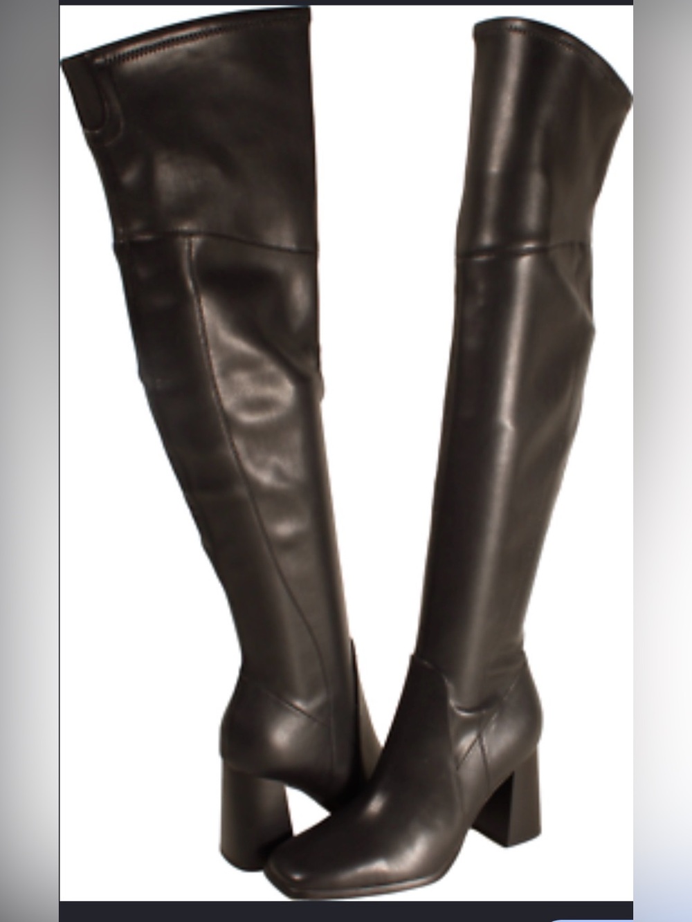 MARC FISHER Over-the-Knee Black Block Heel Boots.
NWOB